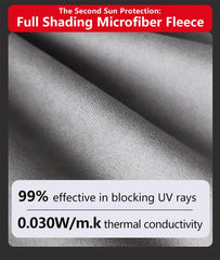 Tesla Alcantara Suede Ice Crystal Double Insulation Sunroof Sunshade for Model 3/Y - Evooor