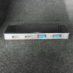 Model 3/Y Rear Seat USB Hub, Center Console Armrest Box HUB, PD Fast Charge For Daul Type-C Port for Tesla(2021-2023) - Evooor
