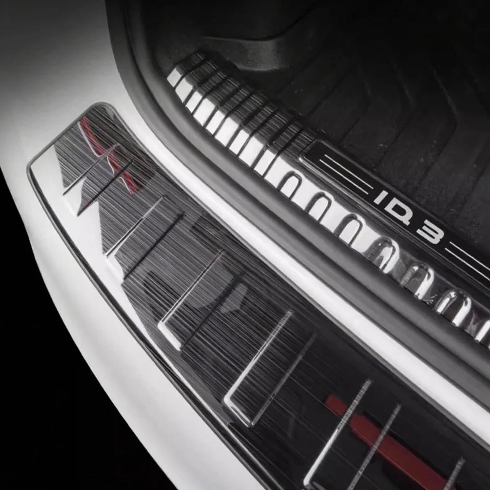 Stainless Steel Rear Trunk Sill Guard For VW ID.3 2021-2025 - Evooor