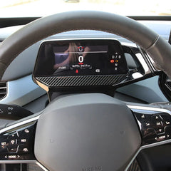 Carbon Fiber Dashboard Panel Trim Sticker For VW ID.4 2021-2023 - Evooor