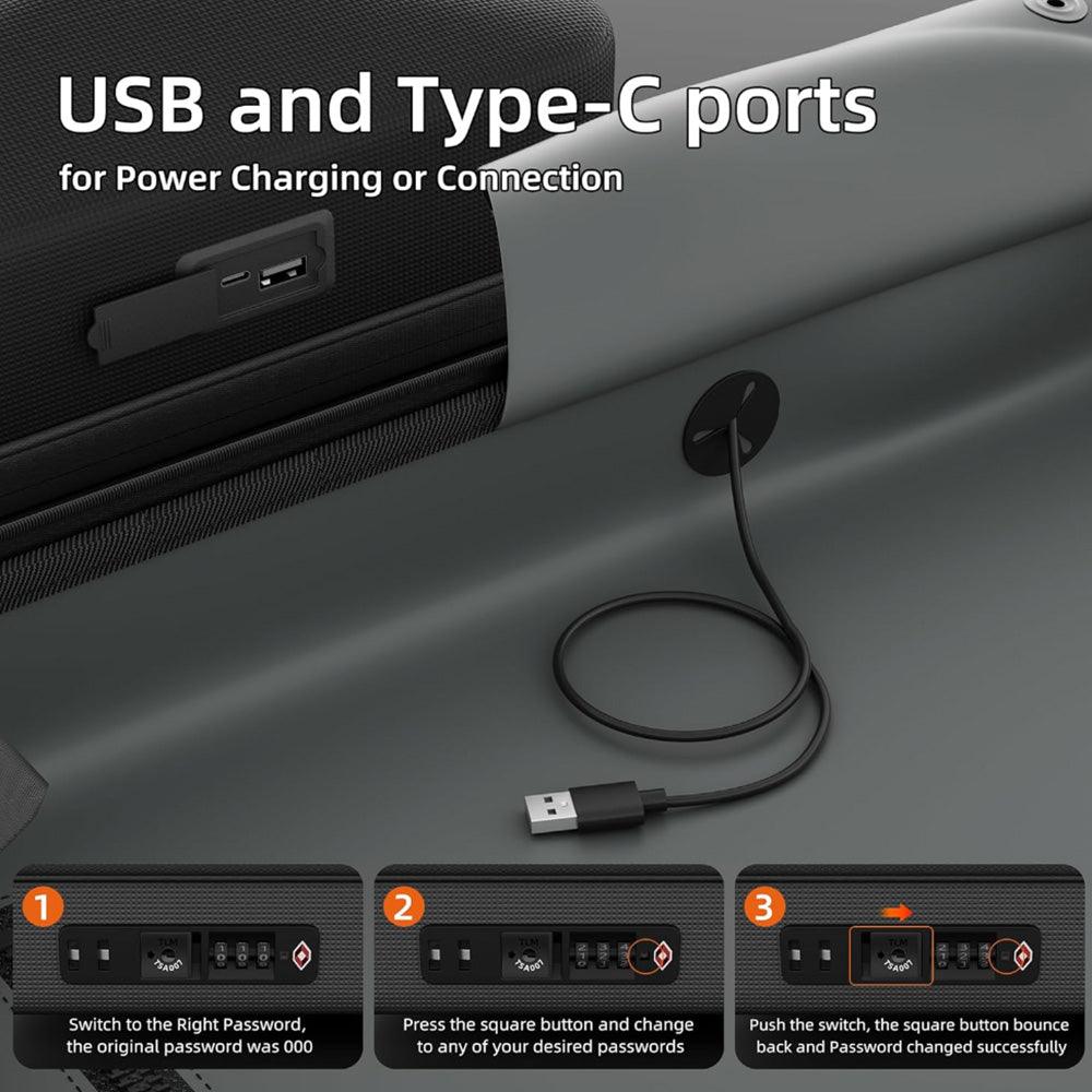 Secure Travel Bag with Easy Access Charging Port for Starlink Mini Devices - Evooor