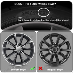 Model Y/3/S/X Wheel Rim Protectors Guard Alloy Wheel from Curb Rash (Set of 4 Rim Protectors) for Tesla(2012-2023) - Evooor