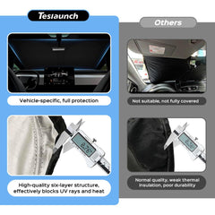 Front Windshield Sunshade Sun Visor for Cybertruck - Evooor