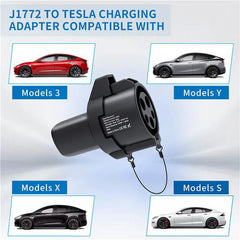 J1772 To Tesla Adapter for Tesla Model 3/Y/S/X/Cybertruck - Evooor