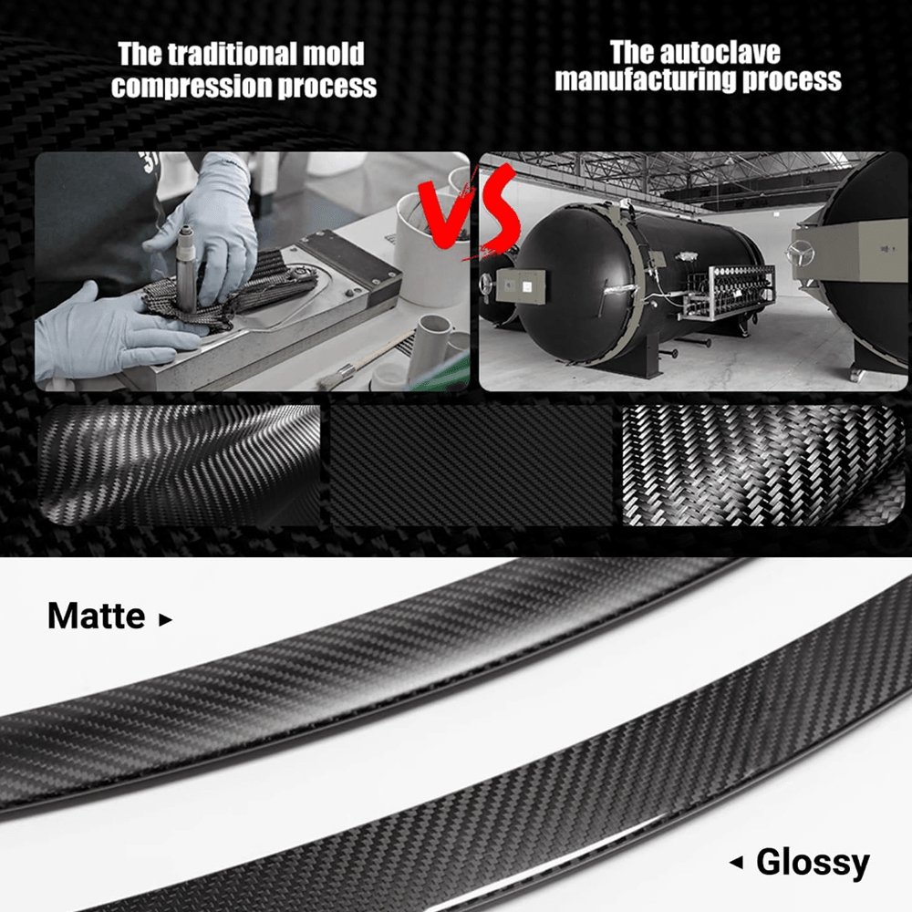 Highland 2024+ Tesla Model 3 Carbon Fiber Performance Spoiler - Genuine OEM Style - Evooor