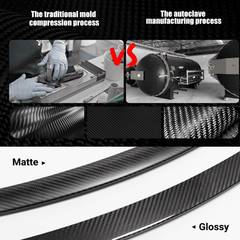 Highland 2024+ Tesla Model 3 Carbon Fiber Performance Spoiler - Genuine OEM Style - Evooor