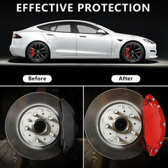 Red Tesla 2021-2023 Model S/X Brake Caliper Covers (4Pcs) - Evooor