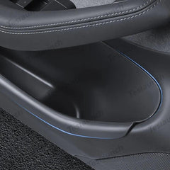Pair of Full-Cover Rear Door Side Storage Boxes Compatible with Tesla Model 3 - Highland Edition - Evooor