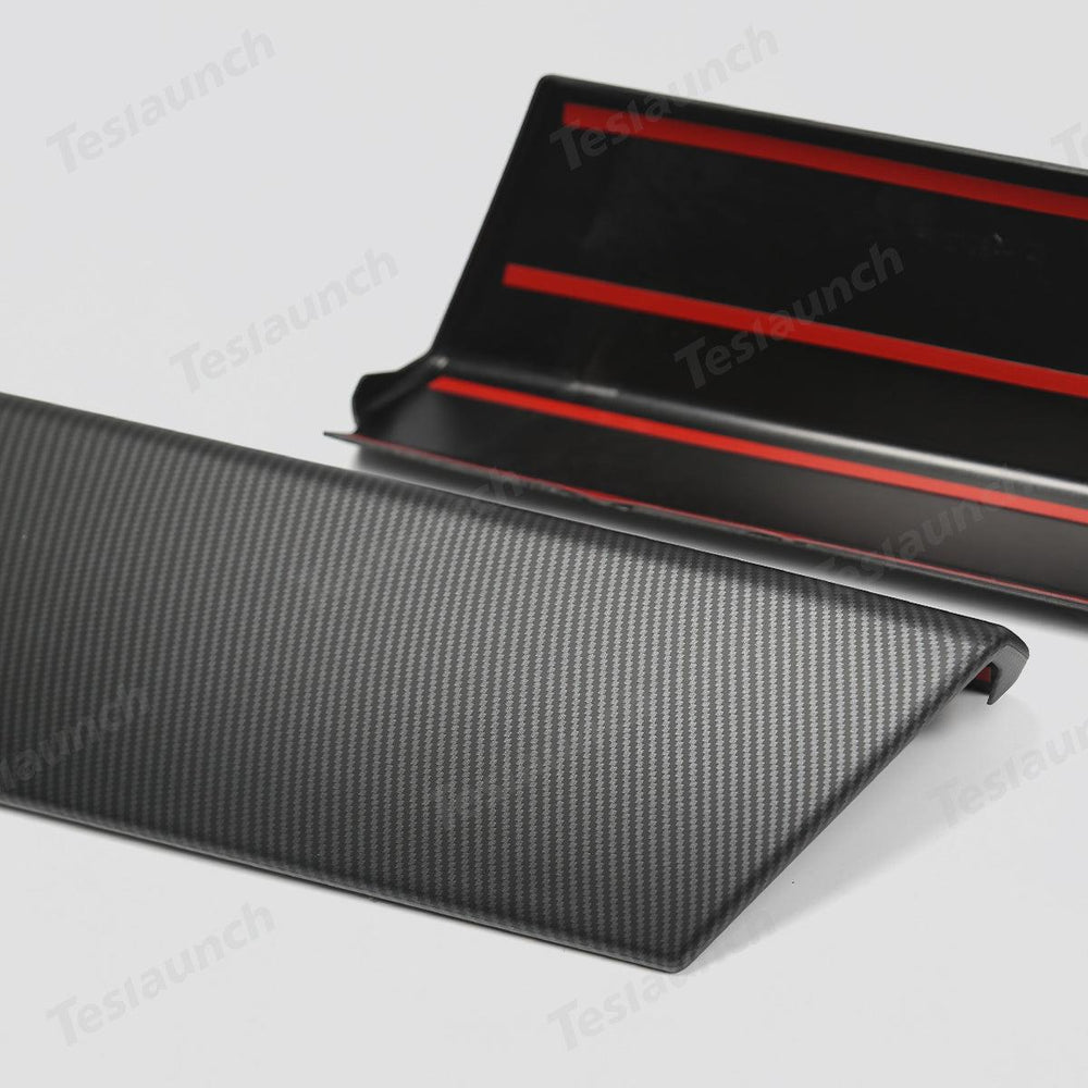 Dashboard Cover (Carbon Fiber Pattern ABS) for Cybertruck (2 PCS) - Evooor