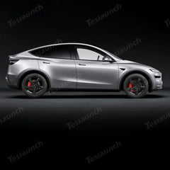 Set of 4 Red Brake Caliper Covers for Tesla Model Y - Enhanced Style for 2025+ Models - Evooor