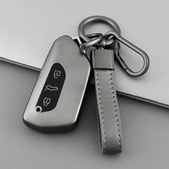 TPU Titanium Gray Car Key Case Cover For VW ID.3 2025 - Evooor