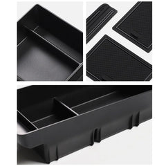ABS and PVC Center Console Armrest Storage Box Organizer For VW ID.3 2021-2025 - Evooor
