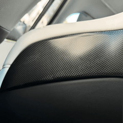 High-Quality Carbon Fiber Seat Back Protectors (Set of 2) for Tesla Model 3 – Upgrade Your Interior with Superior Performance! - Evooor