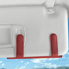 Leather Car Visor Glasses Holder For VW ID.3 2021-2025 - Evooor