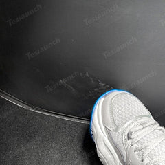 Center Console Side Kick Protectors – Leather Covers for Tesla Model Y Juniper 2025+ - Evooor