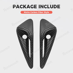Carbon Fiber Pattern Turn Signal & Side Camera Covers (ABS) for Tesla Model Y Juniper 2025+ - Evooor
