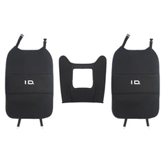 Leather Rear Seat Back Anti-Kick Mat For VW ID.4 2021-2025 - Evooor