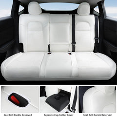 Premium Tesla Model 3 Seat Cover Set - Complete Protection for All Seats (2018-2023) - Evooor