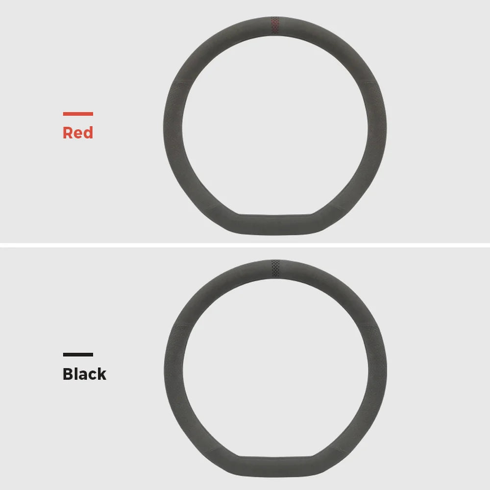 Alcantara Steering Wheel Cover For VW ID.4 2021-2025 - Evooor