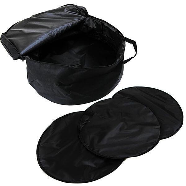 Tesla Model 3 and Model Y Wheel Cover Storage Pouch - Compatible with 19" Gemini and 18" Aero Wheels - Years 2017 to 2023 - Evooor