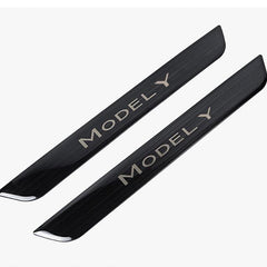 Tesla Model Y Door Sill Covers Vinyl Wrap Protector (2020-2023) - Evooor