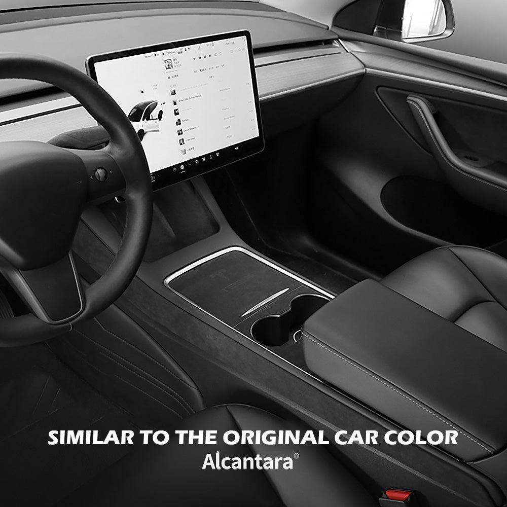 Model 3/Y Alcantara Center Console Side Trim Cover for Tesla(2017-2023) - Evooor