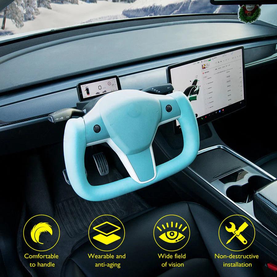 Enhanced EVOOOR Gen 2 Yoke Steering Wheel for Tesla Model 3 and Model Y - Evooor