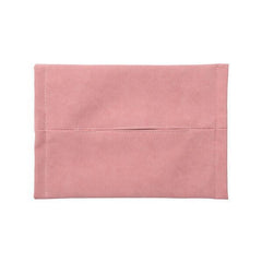 Luxury Nubuck Leather Tissue Box Holder for Tesla Model 3/Y Interior Upgrade (2017-2025) - Evooor