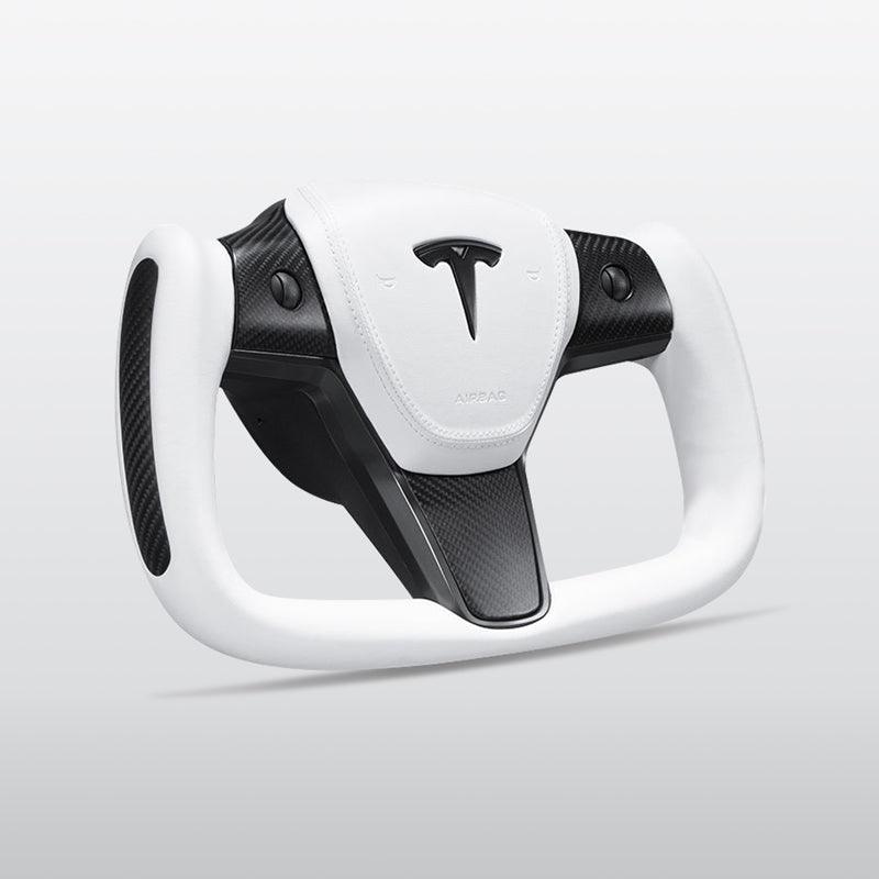 Tesla Model 3/Y Yoke Style Carbon Fiber Steering Wheel - Evooor