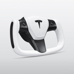 Tesla Model 3/Y Yoke Style Carbon Fiber Steering Wheel - Evooor
