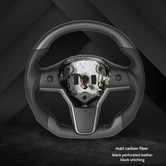 Performance Upgrade: Carbon Fiber Steering Wheel for Tesla Model 3/Y - Evooor