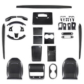 Premium Carbon Fiber Interior Trim Kit for Tesla Model 3 and Model Y - Upgrade Your Interior with High-Quality Wraps - Evooor