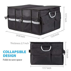 Tesla Model 3/Y/S/X/Cybertruck Organizer - Collapsible Car Trunk Organizer with Easy Storage - Evooor