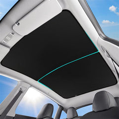 Model Y Sunroof Visor Sunshade UV Reflector Reflective Covers For Tesla(2020-2023) - Evooor