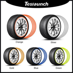 Aluminum Alloy Wheel Rim Protector Replacement for Tesla Model 3/Y/S/X (1 PC) - Evooor