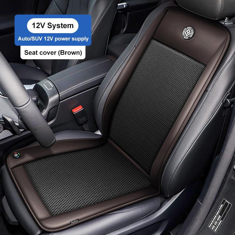 Tesla 12V Automotive Cooling Seat Pad Breathable Chair Cushions Car Seat Cover - Evooor