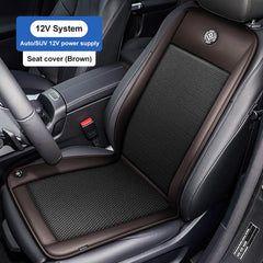 Tesla 12V Automotive Cooling Seat Pad Breathable Chair Cushions Car Seat Cover - Evooor