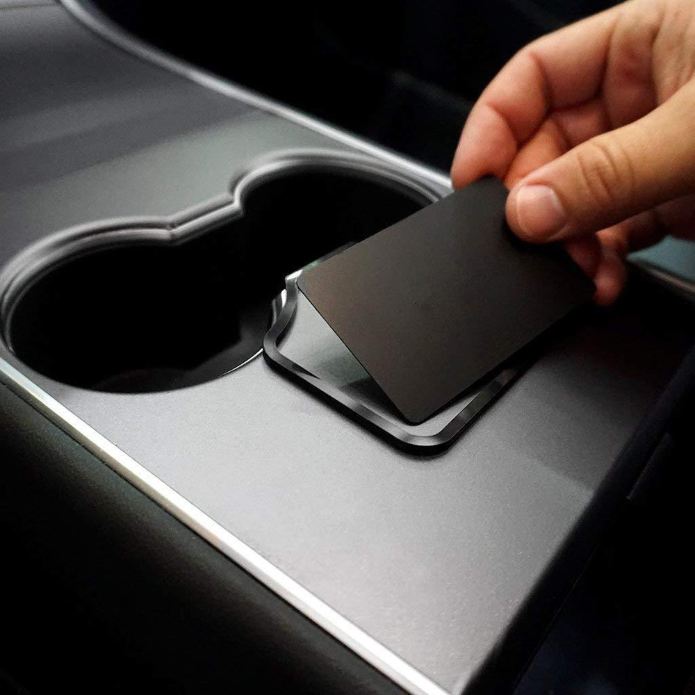 Tesla Model 3/Y Center Console Key Card Organizer with Storage - Premium Quality (2017-2024) - Evooor