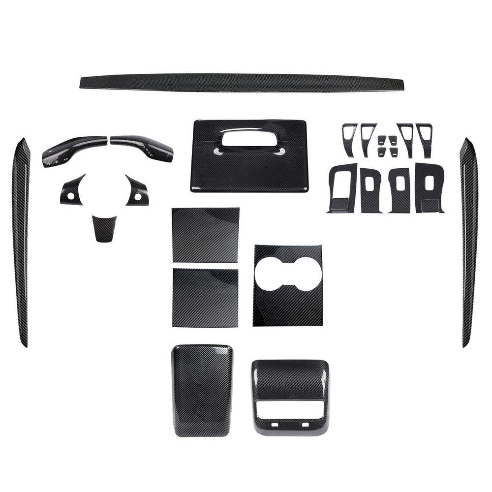 Premium Carbon Fiber Interior Trim Kit for Tesla Model 3 and Model Y - Upgrade Your Interior with High-Quality Wraps - Evooor