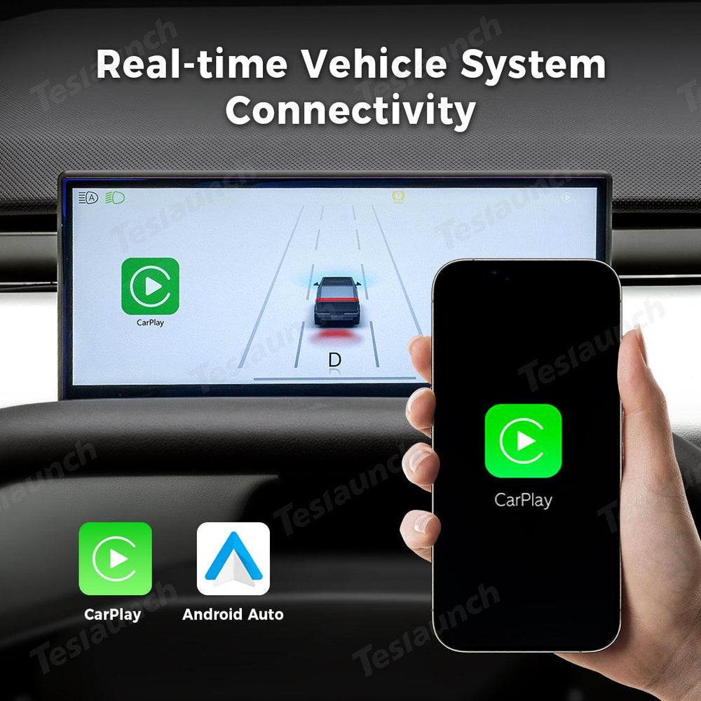 8.9'' Head-Up Display with Wireless CarPlay & Android Auto for Tesla Cybertruck - Evooor