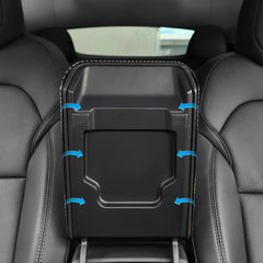 High-Quality Faux Leather Armrest Cover for Tesla Model Y - Durable Protection for Console - Easy Installation - Evooor