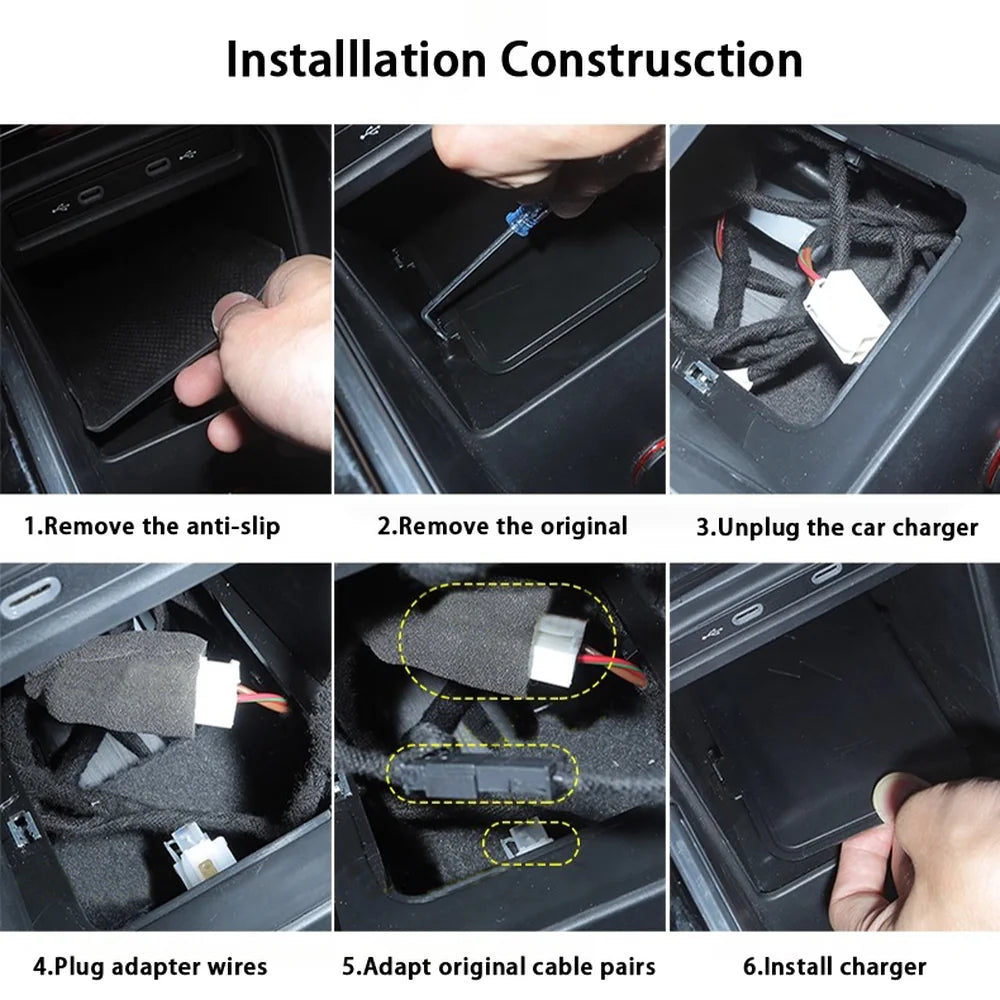 Wireless Phone Charger For VW ID.4 2024-2025 - Evooor
