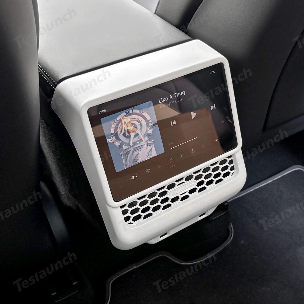 Rear Center Console Vent & Kick Panel Cover for Tesla Model Y Juniper 2025+ - Evooor