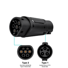 Electric Vehicle Adapter: Type 1 to Type 2 Conversion for Fast Charging - Evooor
