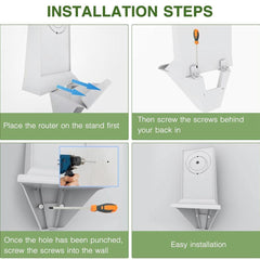 Adjustable Wall Mount Holder for Starlink Gen 2 Router with Swivel Function - Evooor