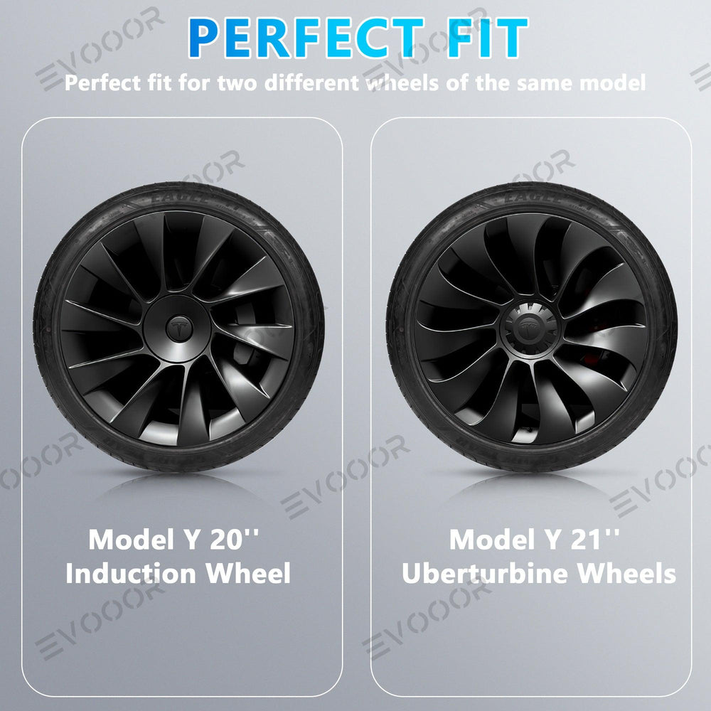 Model Y All-in-one Rim Protector for Tesla MY 20'' Induction Wheels 21'' Uberturbine Wheels - Evooor