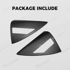 Premium Carbon Fiber Charging Port Cover for Tesla Model Y - Compatible with Juniper 2025 and Beyond - Evooor