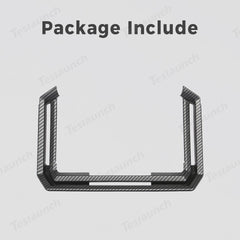 Carbon Fiber Style Rear Air Conditioning Vent Trim Cover for Tesla Cybertruck - Evooor