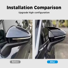 ABS Rückspiegelabdeckungen im Stierhorn-Stil für VW ID.4 2021–2025 (2 Stück)