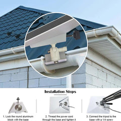 Universal Tripod Mount Adapter with 1/4"-20 Thread for Starlink Mini Antenna - Evooor